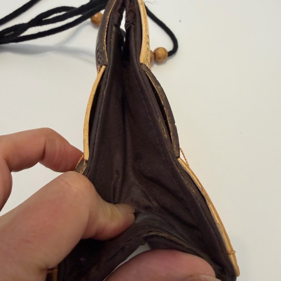 Wooden Pendant Necklace with Black Cord - Picture 8 of 10